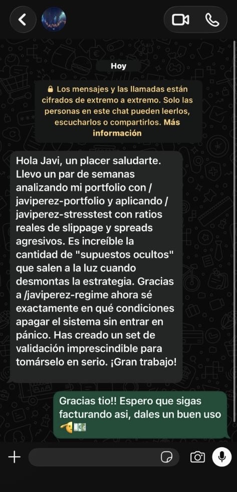 Testimonio real de un cliente (anonimizado) sobre los agentes de El Polígrafo (trading).